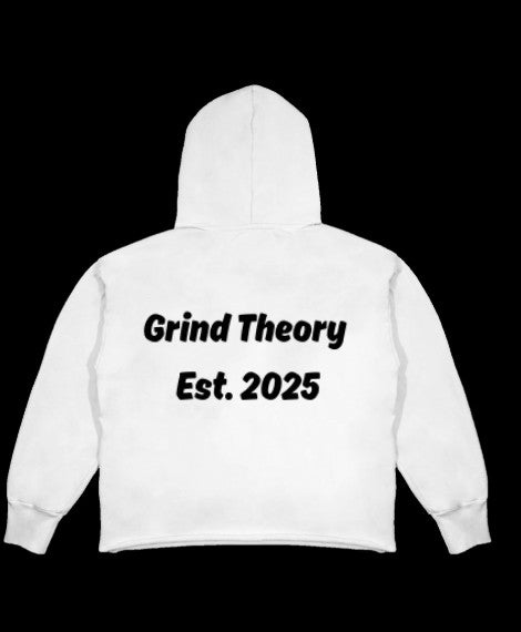 Grind Theory Est. 2025 White Hoodie